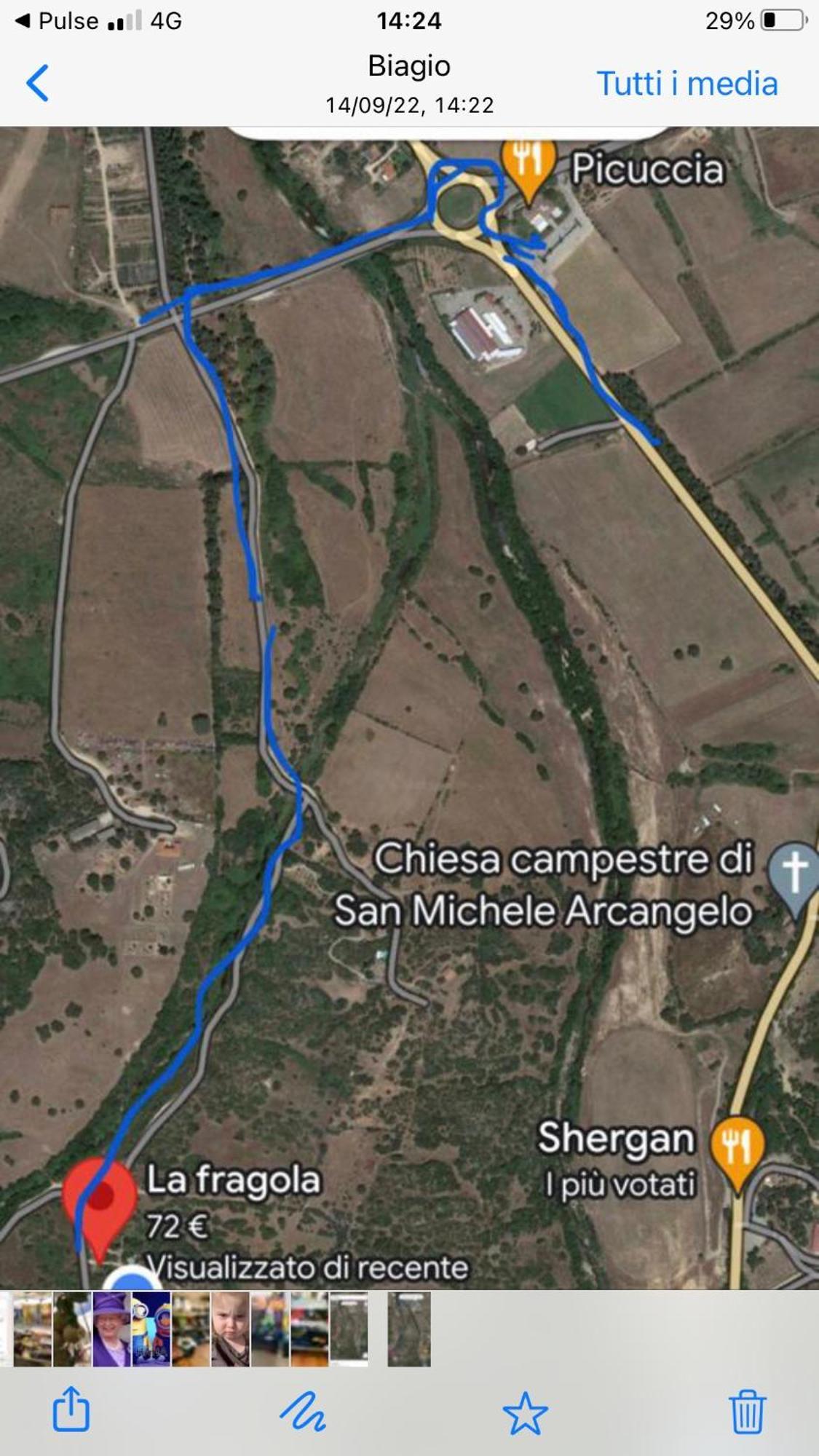 La Fragola In Campagna 6 K M Da San Pantaleo Hotell Eksteriør bilde